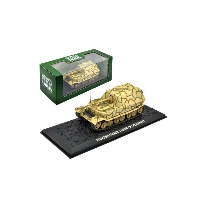 MINIATURE VÉHICULE MILITAIRE BLINDÉ PANZERJAGER TIGER (P) ELEFANT 1/72 Produit De Marque