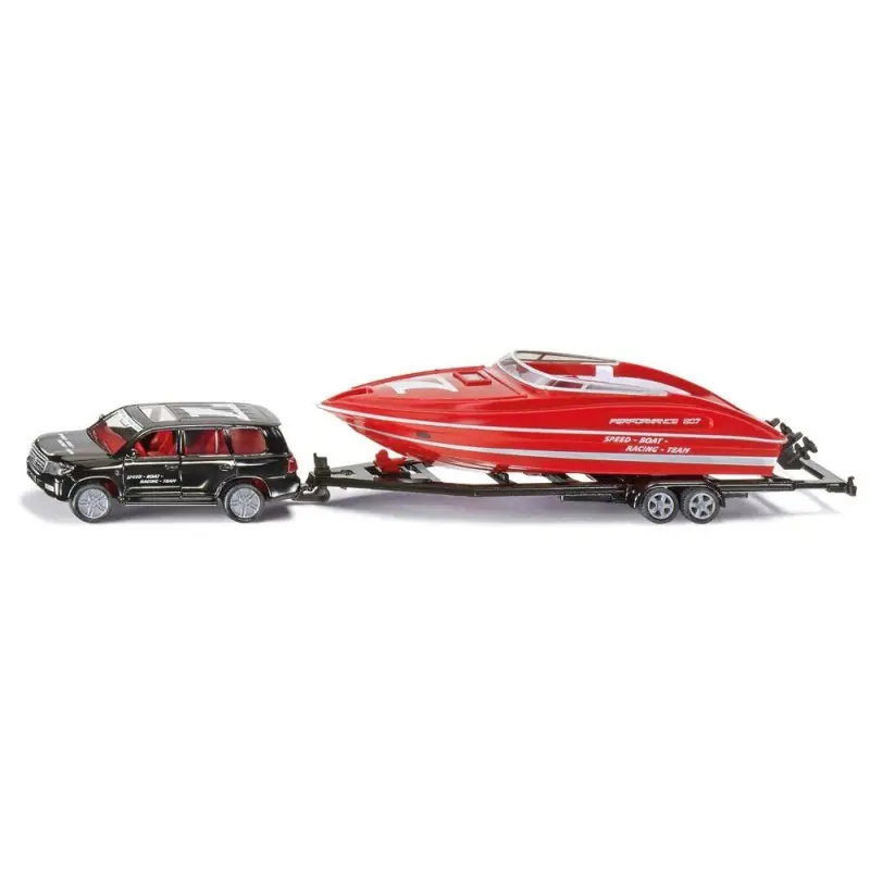 Pas Cher SIKU 2543 MINIATURE VOITURE AVEC BATEAU 1/55