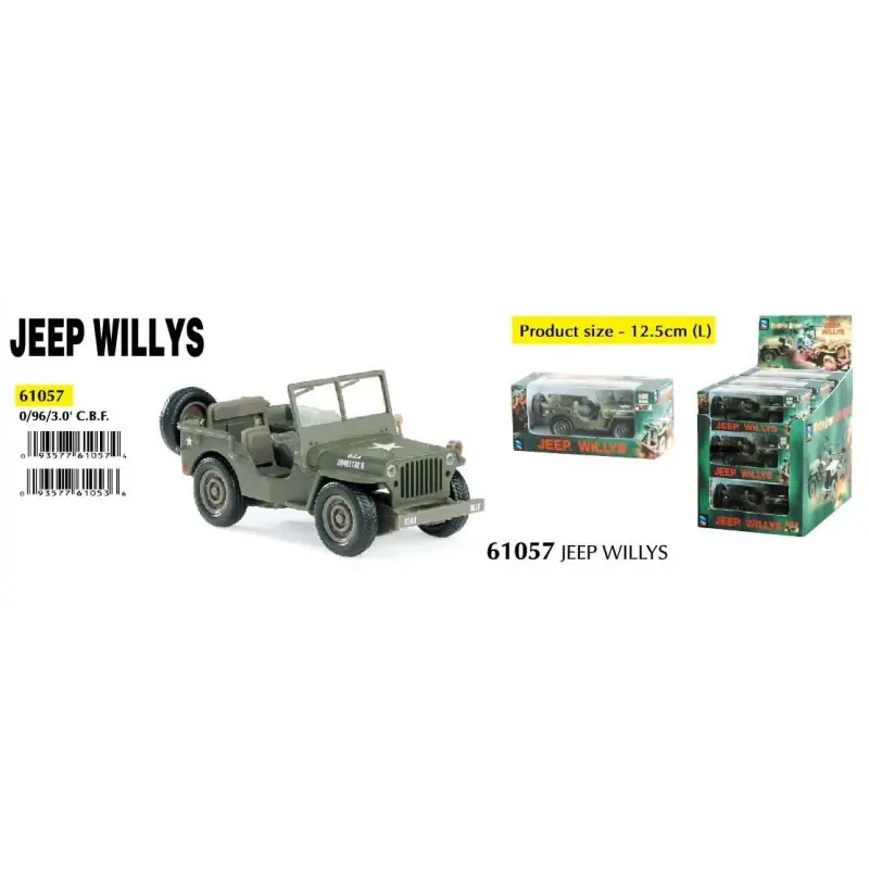 Jeep Willys Die-Cast 1/32 Marque