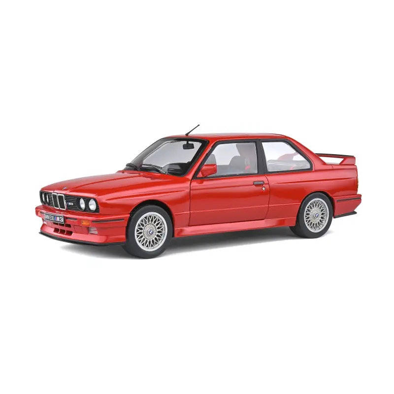Top Vente SOLIDO 1801502 MINIATURE BMW E30 M3 RED 1986 1/18