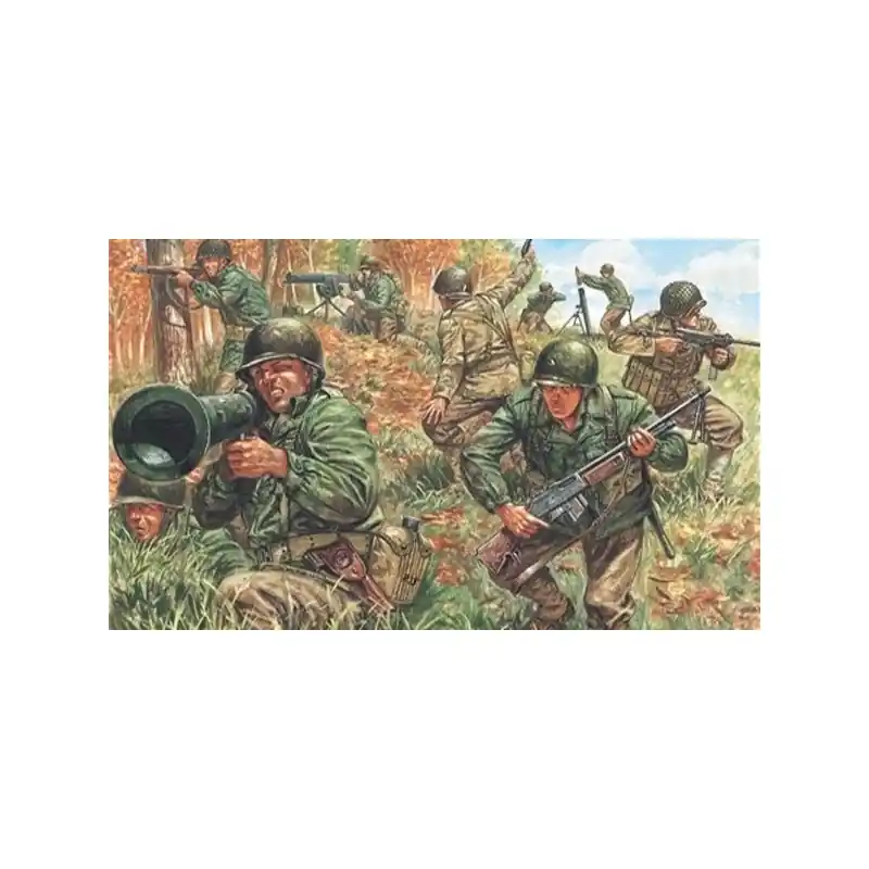 ITALERI 6046 MAQUETTE FIGURINES MILITAIRE INFANTERIE AMERICAINE 1/72 Meilleure Vente