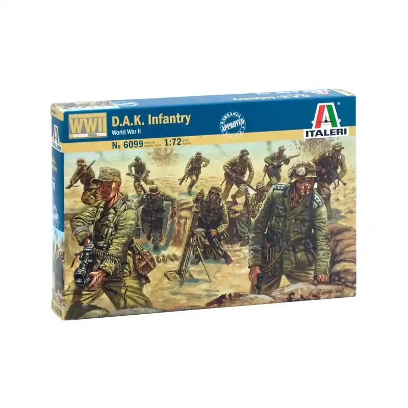 Meilleure Vente ITALERI 6099 MAQUETTE FIGURINES MILITAIRE INFANTERIE AFRIKA KORPS 1/72