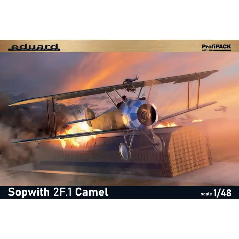 Commander Vite EDUARD 82173 MAQUETTE AVION SOPWITH 2F.1 CAMEL 1/48