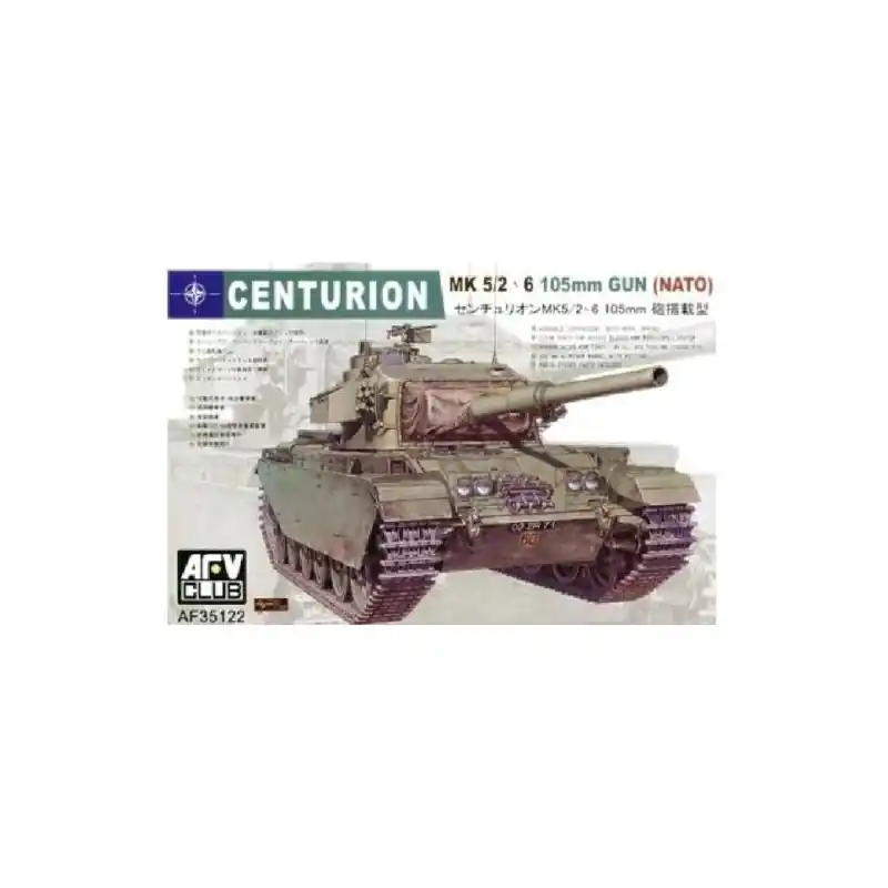 Acheter Direct AFV CLUB AF35122 MAQUETTE MILITAIRE CENTURION MK 5/2 CANON 6 - 105 MM (OTAN) 1/35