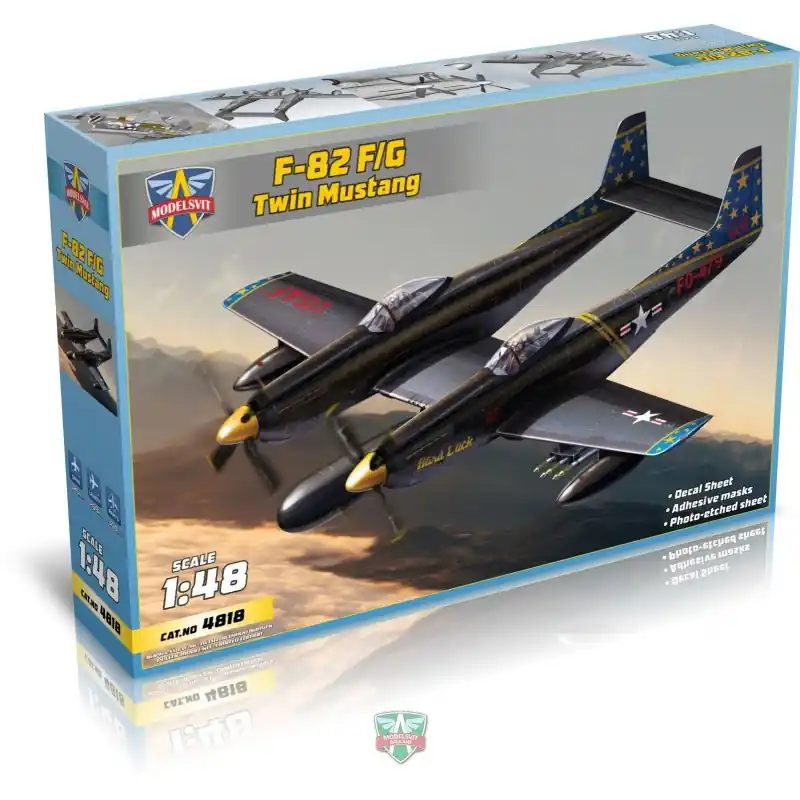 Offre Exclusive MODELSVIT 4818 MAQUETTE F-82F/G TWIN MUSTANG 1/48