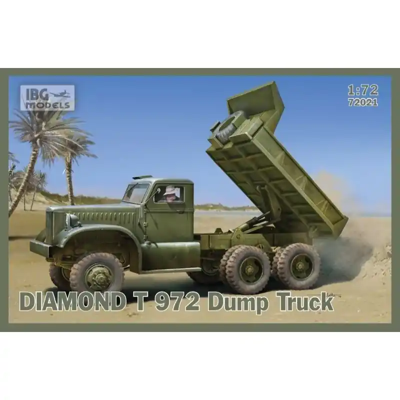IBG 72021 MAQUETTE MILITAIRE DIAMOND T972 DUMP TRUCK 1/72 Prix Bas