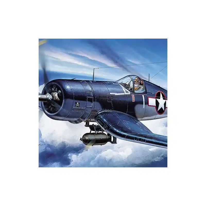 ACADEMY 12457 MAQUETTE AVION F4U-1 CORSAIR 1/72 Super Prix