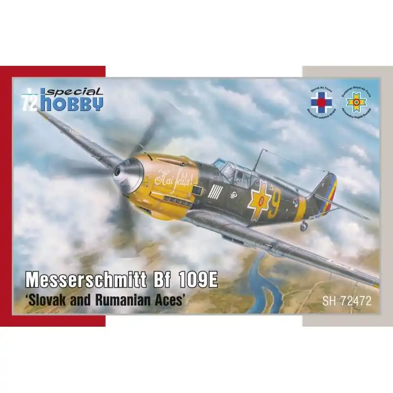 Promotion SPECIAL HOBBY 72472 MAQUETTE AVION MESSERSCHMITT BF 109E "SLOVAK AND RUMANIAN ACES" 1/72