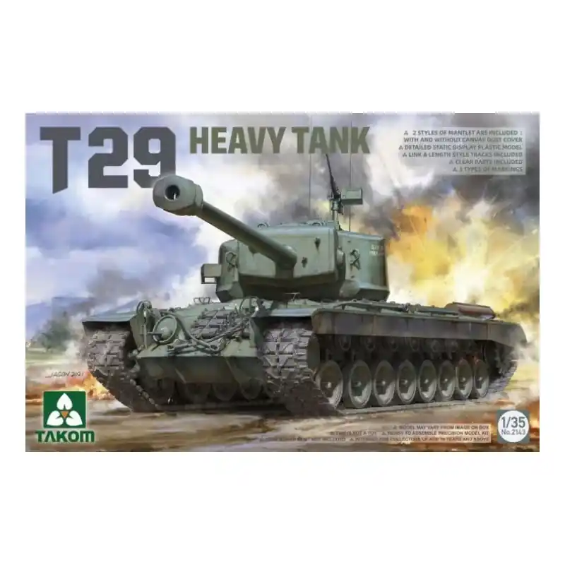 Usine Directe TAKOM 2143 T29 CHAR LOURD 1/35