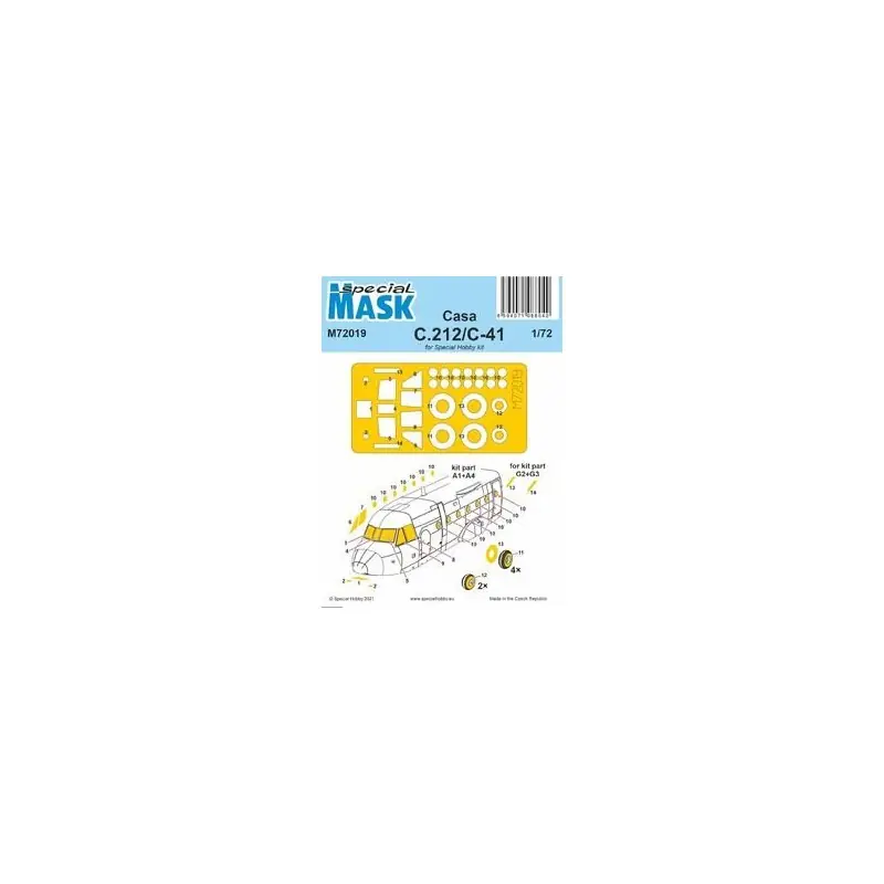 Prix Réduit SPECIAL MASK M72019 CASA C.212/C-41 MASK 1/72