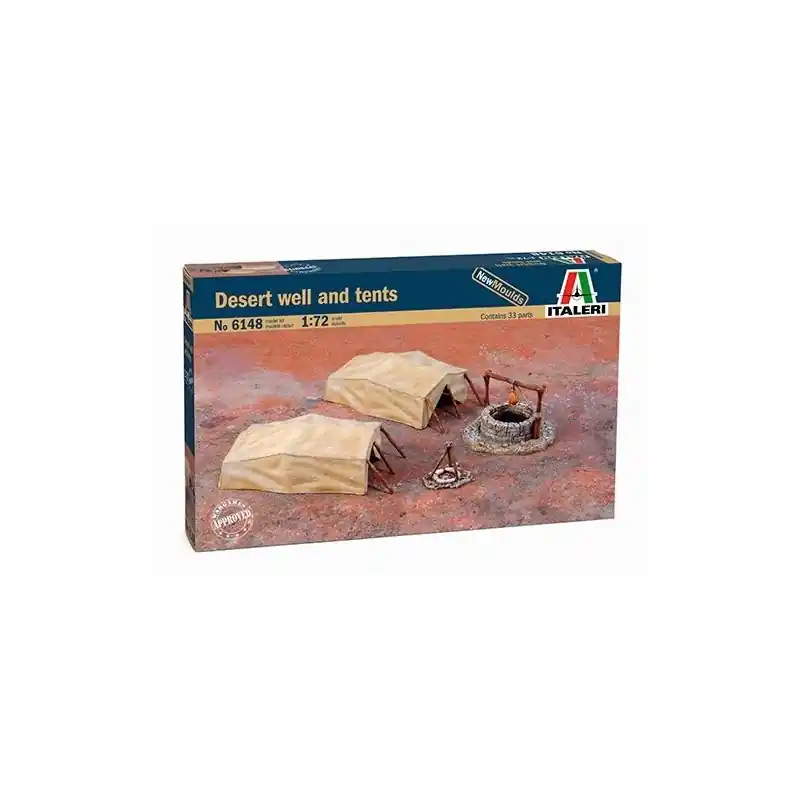 ITALERI 6148 MAQUETTE MILITAIRE BIVOUAC DANS LE DESERT 1/72 Offre Exclusive