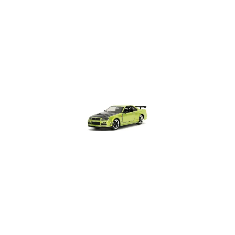 JADA 35683 NISSAN SKYLINE GT-R (R34) GREEN PINK SLIPS 2002 1/32 Haute Qualité