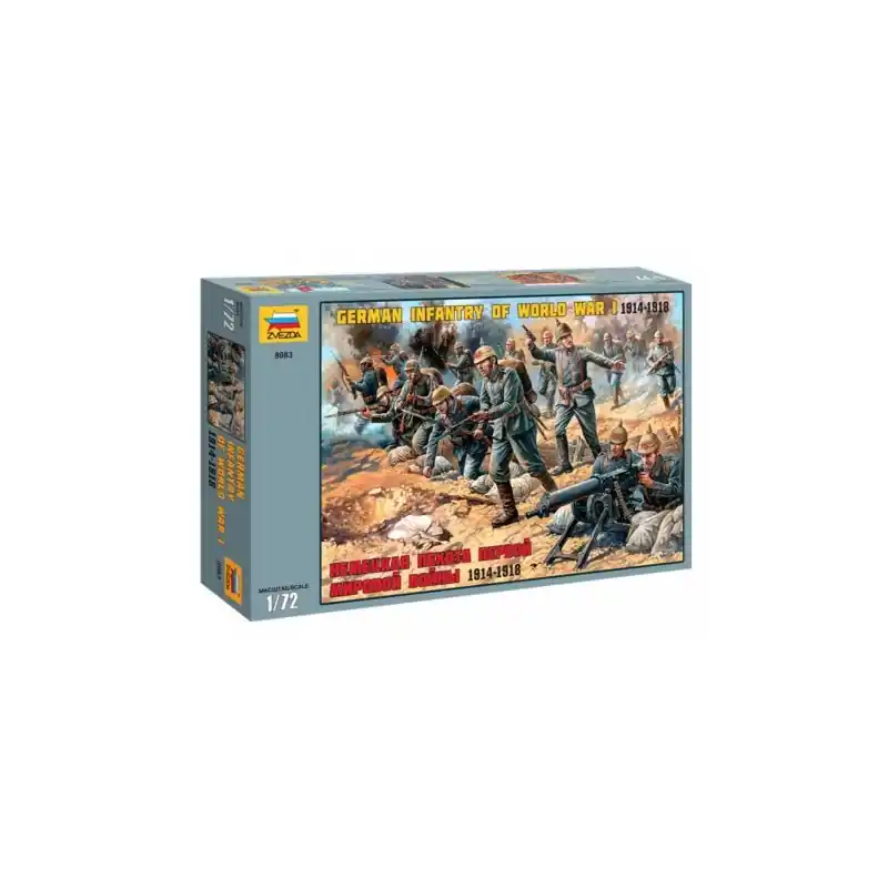ZVEZDA 8083 INFANTERIE ALLEMANDE WWII 1/72 Meilleur Prix