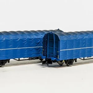 Commander Maintenant *SOLDES* - SET DE 2 WAGONS BACHES A 2 ESSIEUX LAAILS 2 AUSILIARE MILANO FS