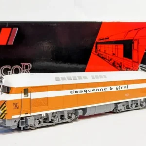 *SOLDES* - LOCOMOTIVE DIESEL BELPHEGOR CC 80001 DESQUENNE ET GIRAL ORANGE BLANC TOIT BLANC Remise