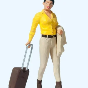 *SOLDES* - PERSONNAGE QUI VOYAGE AVEC VALISE Expédié Aujourd'hui