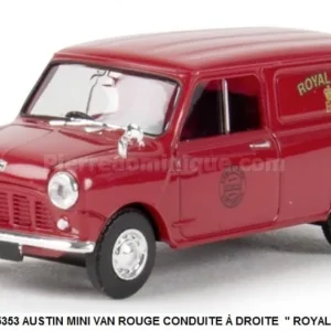 *SOLDES* - AUSTIN MINI VAN ROUGE CONDUITE Ã DROITE " ROYAL MAIL " (GB) Réduction