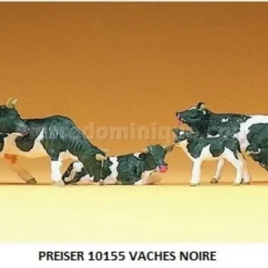 *SOLDES* - 6 VACHES NOIRES ET BLANCHES Nouvel Arrivage