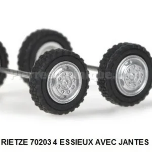 *SOLDES* - 4 ESSIEUX AVEC JANTES Satisfait Ou Remboursé