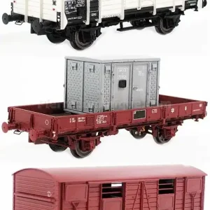 *SOLDES* - COFFRET 3 WAGONS MARCHANDISES OCEM 19/29 SNCF Bon Plan