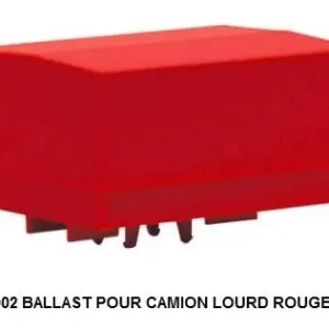 *SOLDES* - BALLAST POUR CAMION LOURD ROUGEC PAR 2 ELEMENTS Solde