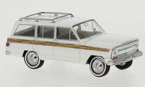 *SOLDES* - 4X4 JEEP WAGONEER B 5 PORTES BLANC AVEC BOISERIE ET GALERIE Meilleur Choix