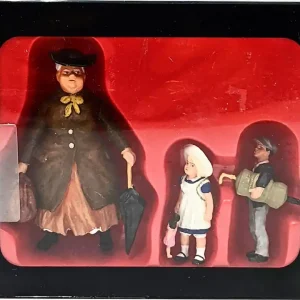 *SOLDES* - FIGURINE TANTE TULLI AVEC NEVEU ET NIECE Vente Flash