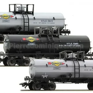 *SOLDES* - COFFRET 3 WAGONS CITERNES SUNOCO Meilleure Vente