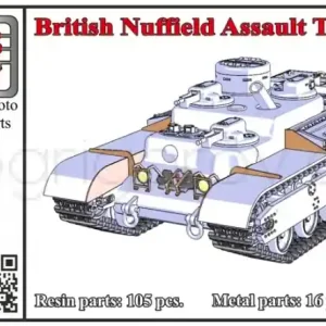 Satisfait Ou Remboursé OKB Grigorov V72094 British Nuffield Assault Tank A.T.4
