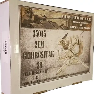 Custom scale 35045 German 2cm Mountain Flak 38 Full Resin Kit Bon Marché