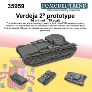 FC ModelTrend 35959 Verdeja tank, 2 prototype Paiement Sécurisé