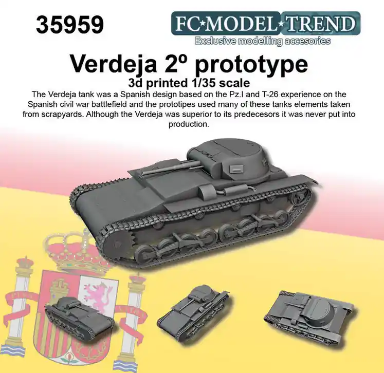 FC ModelTrend 35959 Verdeja tank, 2 prototype Paiement Sécurisé