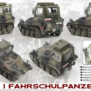 NEW! Ding-Hao Hobby 96012 German Bundeswehra Wiesel 1 Fahrschulpanzer NDV (Driver Training Tank) Nouveauté