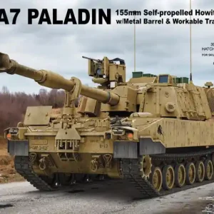 Promotion Saisonnière Rye Field Model RM-5129 M109A7 Paladin 155 mm Self-Propelled Howitzer with Workable Tracks