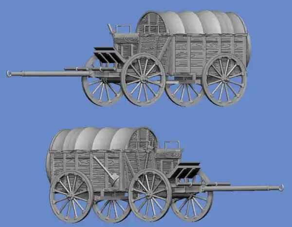 NEW! Germania-Figuren 35-WW2-0577 Heavy Field Wagon – HF 2 Super Prix