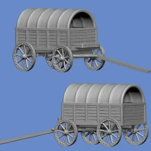 Haute Qualité NEW! Germania-Figuren 72-Z-0008 Transport Wagons Of the Thirty Years‘ War - Version 01