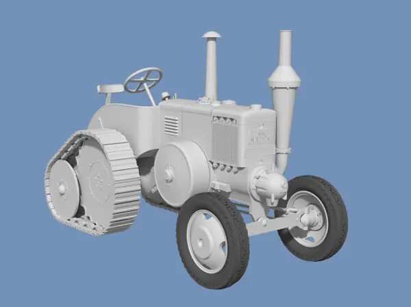NEW! Germania-Figuren 72-Bau-1015 Lanz D 8516 - Built In 1949 Retour Gratuit