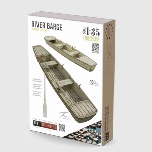 Usine Directe NEW! RT-Diorama 35316 River Barge (3D-Printed)