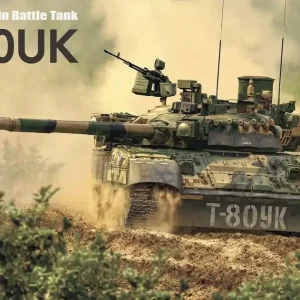 Certifié Rye Field Model RM-5115 T-80UK Russian Main Battle Tank