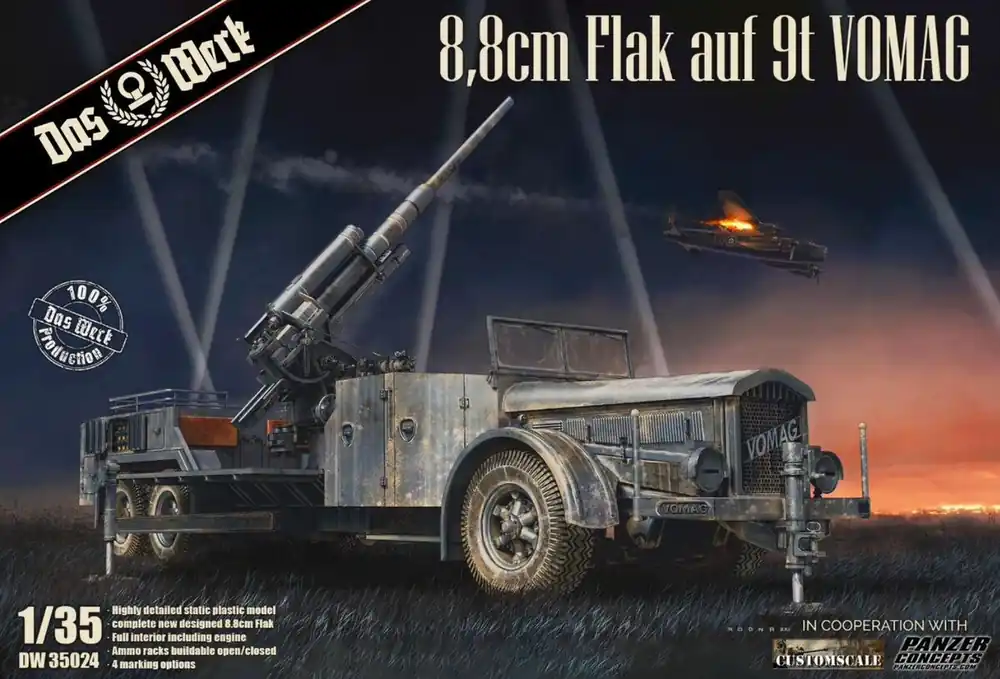 Das Werk 35024 8.8cm Flak mounted on 9t VOMAG truck Acheter En Ligne