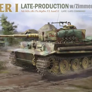 Offre Spéciale Takom 2199 Tiger I Late-Production With Zimmerit Sd.Kfz.181 Pz.Kpfw.VI Ausf.E (Late / Late Command) 2 In 1