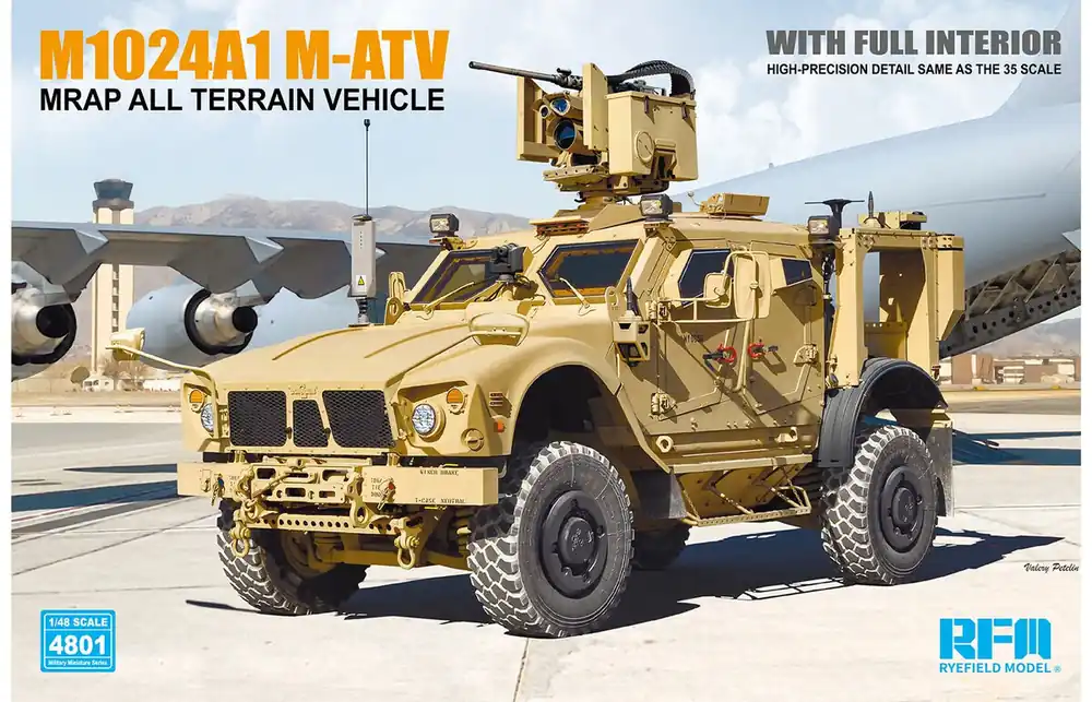 Rye Field Model RM-4801 M1240A1 M-ATV - MRAP All Terrain Vehicle (With Full Interior) Expédié Aujourd'hui