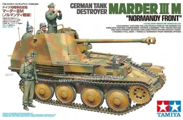 Tamiya 35364 German Tank Destroyer Marder III M "Normandy Front" Offre Spéciale