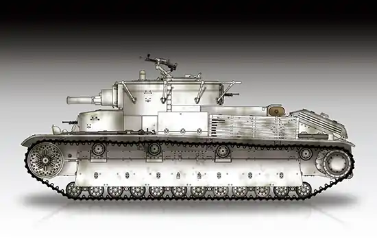 Vente Directe Trumpeter 07151 Soviet T-28 Medium Tank (Riveted)