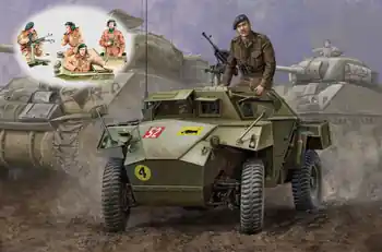 Promotion Bronco CB35009SP WWII British Humber MK.I Scout Car & AFV Crew Set