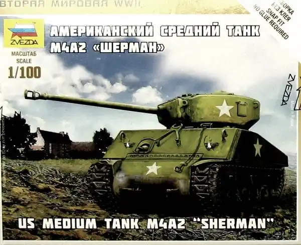 Zvezda 6263 Sherman M-4 Authentique