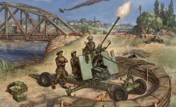 Promotion Saisonnière Zvezda 6170 British Bofors 40mm Mk-2 AA-Gun