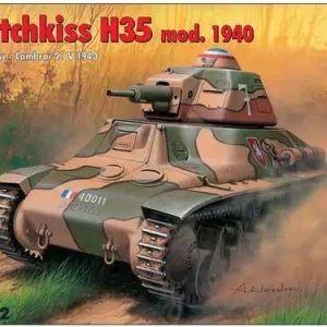 Nouvel Arrivage RPM 72217 Light Tank Hotchkiss H35 (model 1940) (4.Cuirassiers Regiment-France Mai 1940)