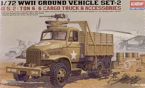 Meilleure Vente Academy 13402 U.S. 2.5ton Cargo Truck & Accessories