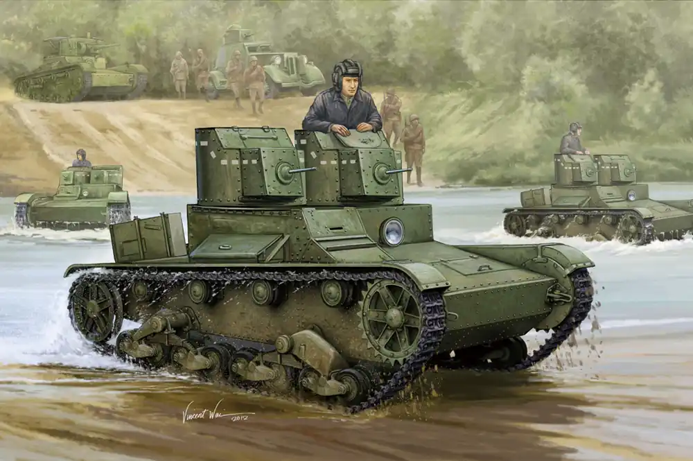 Haute Qualité Hobby Boss 82494 Soviet T 26 Light Infantry Tank Mod.1931
